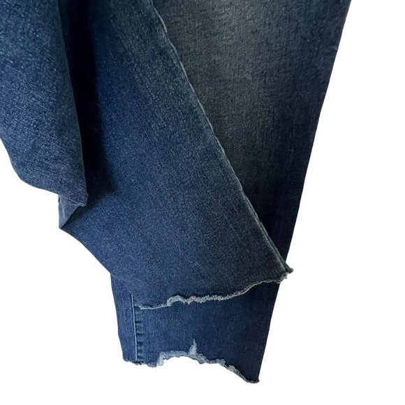 WILLIAM RAST MEDIUM WASH HIGH RISE STRAIGHT CROP DENIM JEANS SIZE 30 - Picture 4 of 9